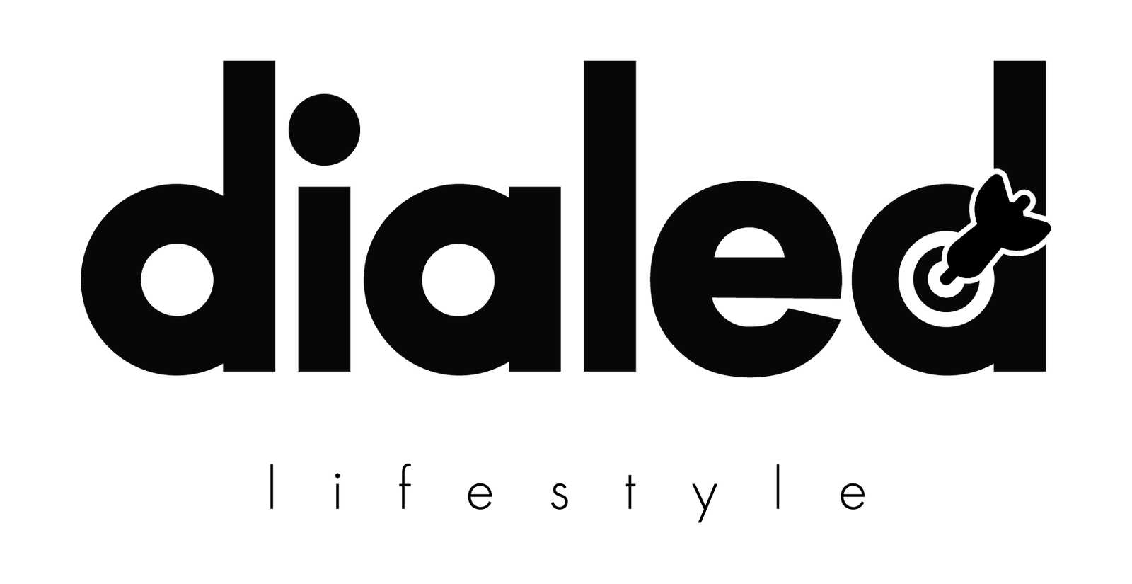 dialed lifestyle black word logo png